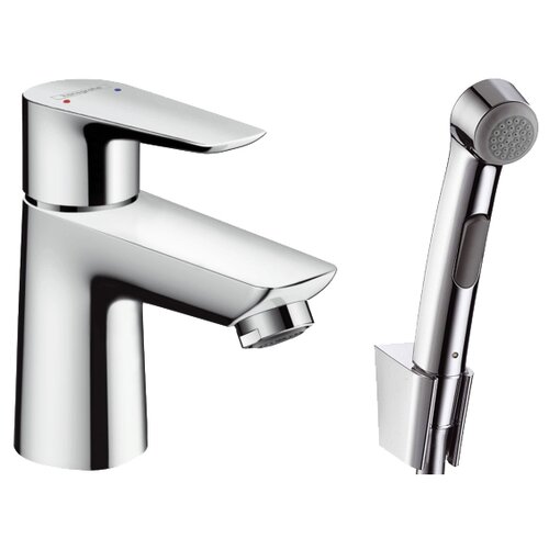 фото Смеситель для раковины (умывальника) hansgrohe Talis E 71729000 однорычажный лейка в комплекте хром