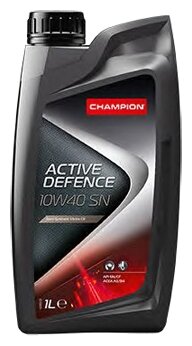 Масло Мот. Синт. Champion Active Defence 10W40 Sn (1Л) CHAMPION OIL арт. 8210853