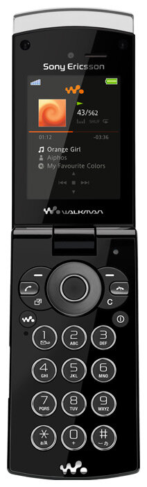 Телефон Sony Ericsson W980i, 1 SIM, черный