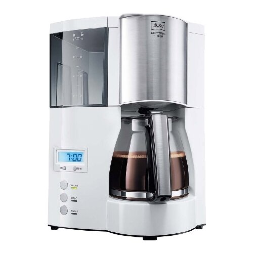 Кофеварка капельная Melitta Optima Glass Timer белый 874900₽