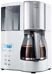 Кофеварка капельная Melitta Optima Glass Timer, белый