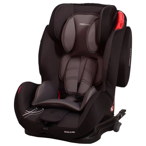 фото Автокресло группа 1/2/3 (9-36 кг) coto baby salsa q pro isofix, black