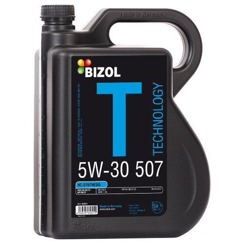 Моторное масло Bizol Technology 5W-30 507 SM C3 НС-синтетическое 5 л Сделано в Германии 85821 Bizo .