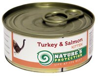 Корм для кошек Nature's Protection Консервы Kitten Turkey & Salmon (0.1 кг) 1 шт. 0.1 кг 1