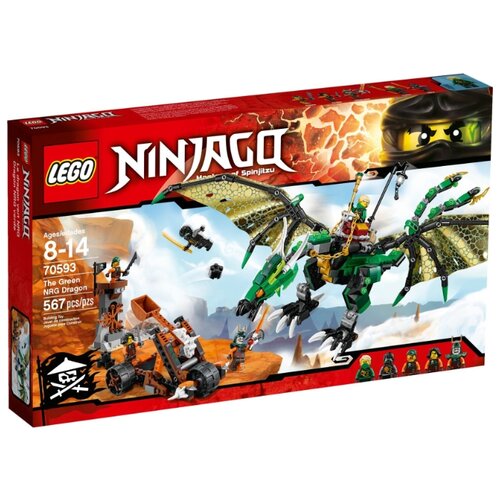 LEGO Ninjago 70593 Зеленый дракон, 567 дет. конструктор lego ninjago зеленый энергетический дракон 70593