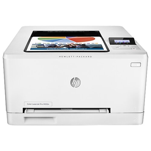 Принтер лазерный HP Color LaserJet Pro M252n, цветн., A4, белый