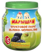 Пюре Малышам яблоко-чернослив (с 5 месяцев) 75 г, 3 шт.