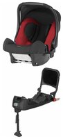 Автокресло группа 0+ (до 13 кг) BRITAX ROMER Baby-Safe Plus + Isofix Base Cool Berry