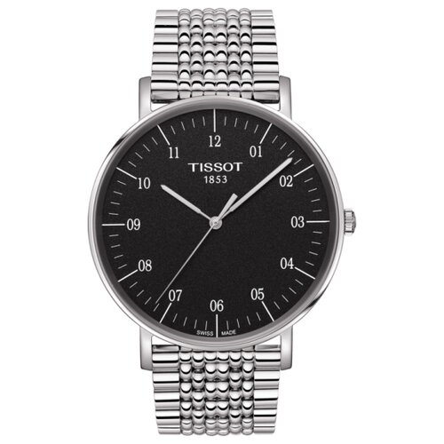 Наручные часы TISSOT T-Classic, черный, серебряный