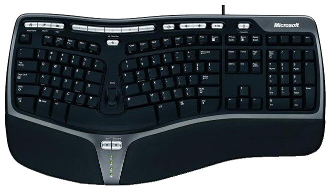 Microsoft Natural Ergonomic Keyboard 4000 Black USB