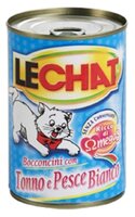 Корм для кошек LeChat Консервы Кусочки в соусе Тунец и Океаническая рыба (0.4 кг) 1 шт. 0.4 кг 1