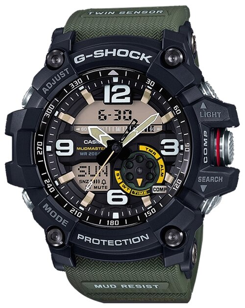 Наручные часы CASIO G-Shock GG-1000-1A3, хаки, черный