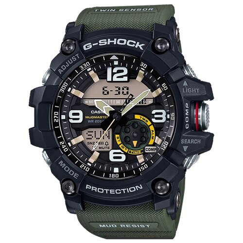 Наручные часы CASIO G-Shock GG-1000-1A3, хаки, черный наручные часы casio g shock gg 1000 1a3