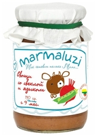 Пюре Marmaluzi овощи со свеклой и языком (с 9 месяцев) 190 г, 6 шт.