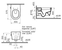 Унитаз-биде VitrA Nest 5173B003-1084