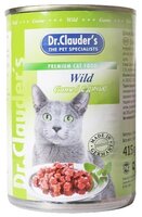 Корм для кошек Dr. Clauder's (0.415 кг) 1 шт. Premium Cat Food консервы с дичью