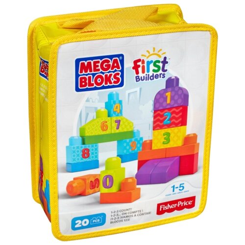 Mega Bloks First Builders DLH85 Посчитай