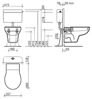 Унитаз Twyford Encore ER1738WH