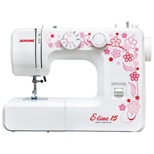 Швейная машина Janome E-line 15 швейная машина janome sew line 300 белый бирюзовый