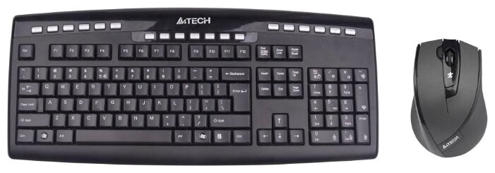 Комплект клавиатура + мышь A4Tech 9200F