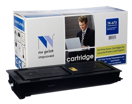 Картридж NV Print TK-675 для Kyocera, 21000 стр, черный