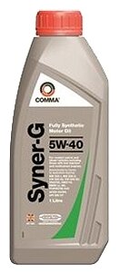 COMMA 5W40 SYNER-G (1L)_масло мот.! син.\ ACEA A3/B4,API SN/CF, MB 229.1(3),VW 502.00/505.00 SYN1L