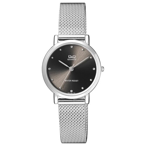 фото Наручные часы q&q casual qa21 j222, серебряный, черный