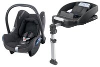 Автокресло группа 0+ (до 13 кг) Maxi-Cosi CabrioFix + FamilyFix Black diamond