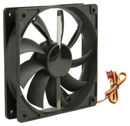 Вентилятор 120x120x25 Scythe Light Wing 1200rpm, синяя подсветка SY1225LE12L-B