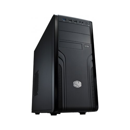 Cooler Master Force [FOR-500-KKN1] Mid tower, USB 3.0 x 1, USB 2.0 x 2, 1xFan, Black, ATX, w/o PSU 1395841