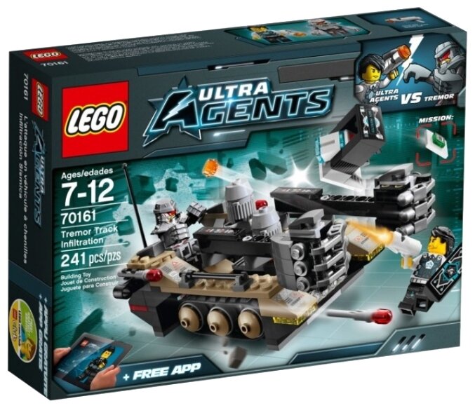 Конструктор LEGO Ultra Agents 70161 Вторжение Тремора, 241 дет.