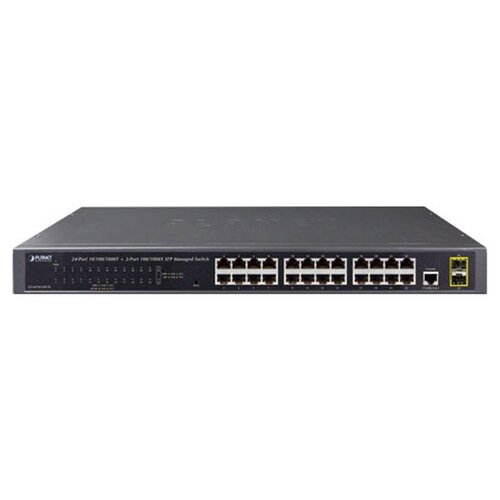 Planet GS-4210-24T2S network managed industrial 8 port 10 100 1000base t 4 port 100 1000base x sfp ethernet switch