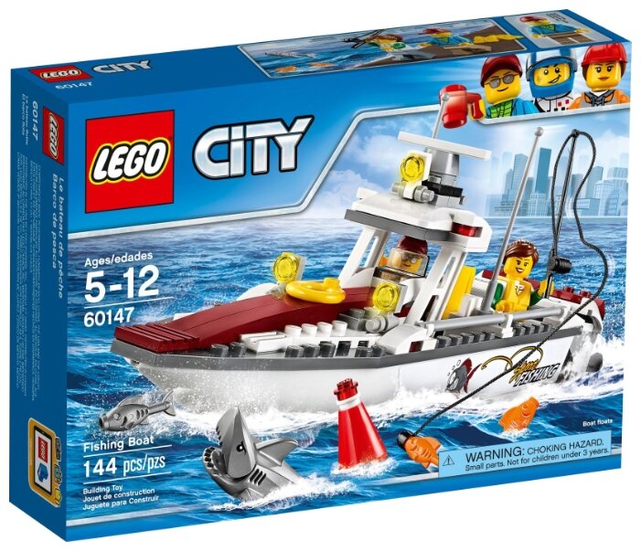 Конструктор LEGO City 60147 Рыболовный катер