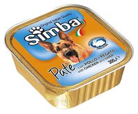 Корм для собак Simba Паштет для собак Курица и печень (0.3 кг) 1 шт.