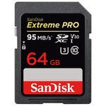 Карта памяти SanDisk Extreme Pro SDXC UHS Class 3 V30 95MB/s