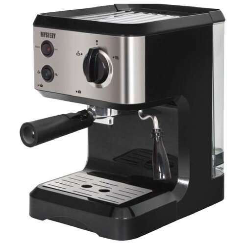 Кофеварка рожковая Mystery MCB-5115, черный/серебристый