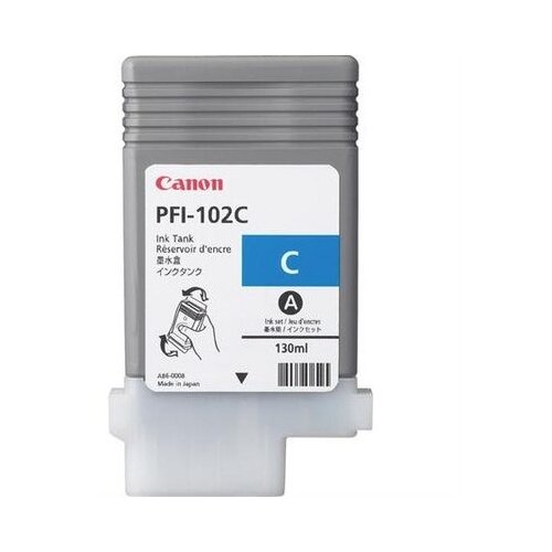 Canon PFI-102C 130мл струйный картридж оригинальный