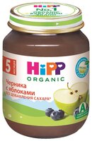 Пюре HiPP черника с яблоками (с 5 месяцев) 125 г, 1 шт