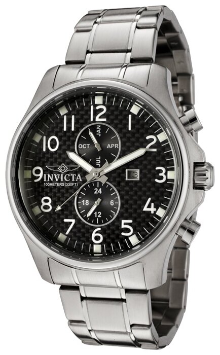 Наручные часы INVICTA 0379, серебряный