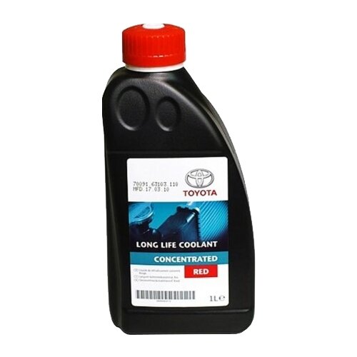 Toyota Антифриз Long Life Coolant (Красный, Концентрат), 1 л