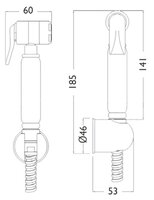 Гигиенический душ Giulini SH03CROMO