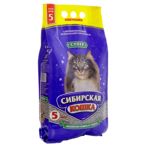 фото Наполнитель Сибирская кошка Супер (5 л)