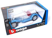 Гоночная машина Bburago Alfa Romeo 8C 2300 Spider Touring (1932) (18-12063) 1:18 24 см красный