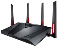 Wi-Fi роутер ASUS RT-AC88U черный/красный