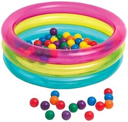 Детский бассейн Intex Classic Three Ring Baby Ball Pit 48674