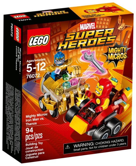 LEGO Marvel Super Heroes 76072 Железный человек против Таноса