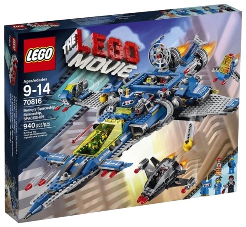 Конструктор LEGO The LEGO Movie 70816 Космический корабль Бенни, 940 дет.