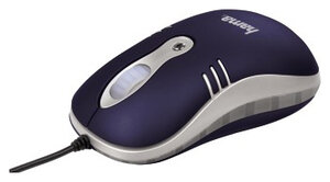 Компактная мышь HAMA M452 Optical Mouse Blue USB