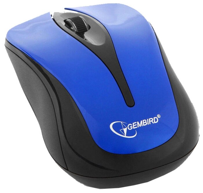 Беспроводная мышь Gembird MUSW-325-B Blue USB