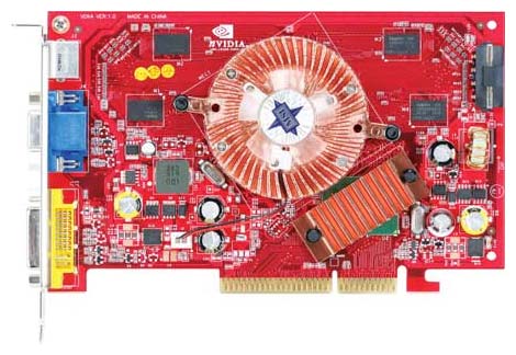 Видеокарта MSI GeForce 7600 GS 400Mhz AGP 256Mb 800Mhz 128 bit DVI TV YPrPb
